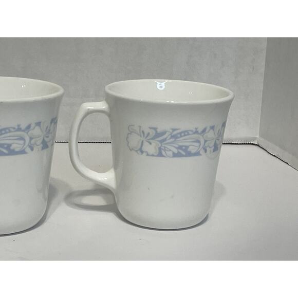 Corelle Corning Ware Coffee Cups Mugs Sea & Sand or Morning Light Set of 4 Vtg - Picture 4 of 9